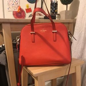 KATE SPADE red “Cameron Street Maise” bag